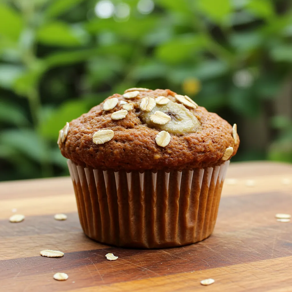 Oat Banana Muffins - secondary view